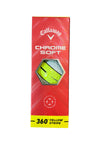 Callaway Chrome Soft 24, rayures jaunes 360°