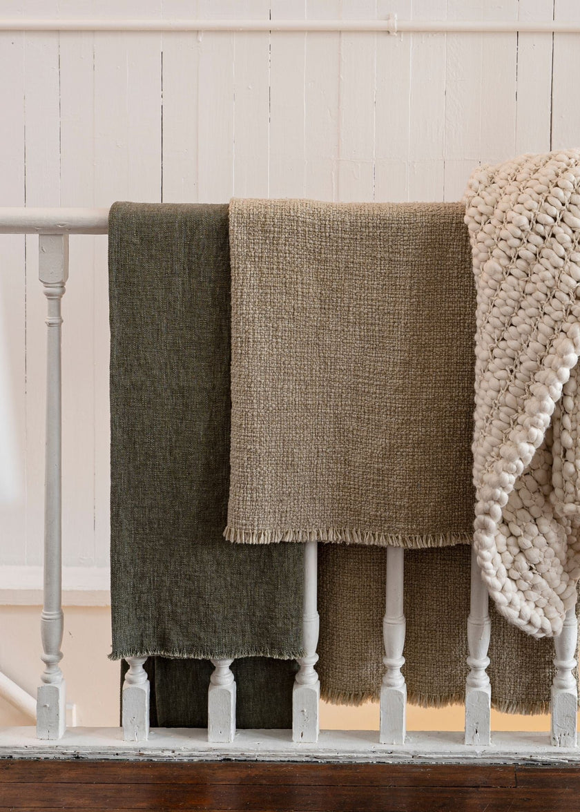 Callisto Throw Blanket - Beige