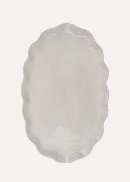Calypso Scalloped Platter – Set of 2