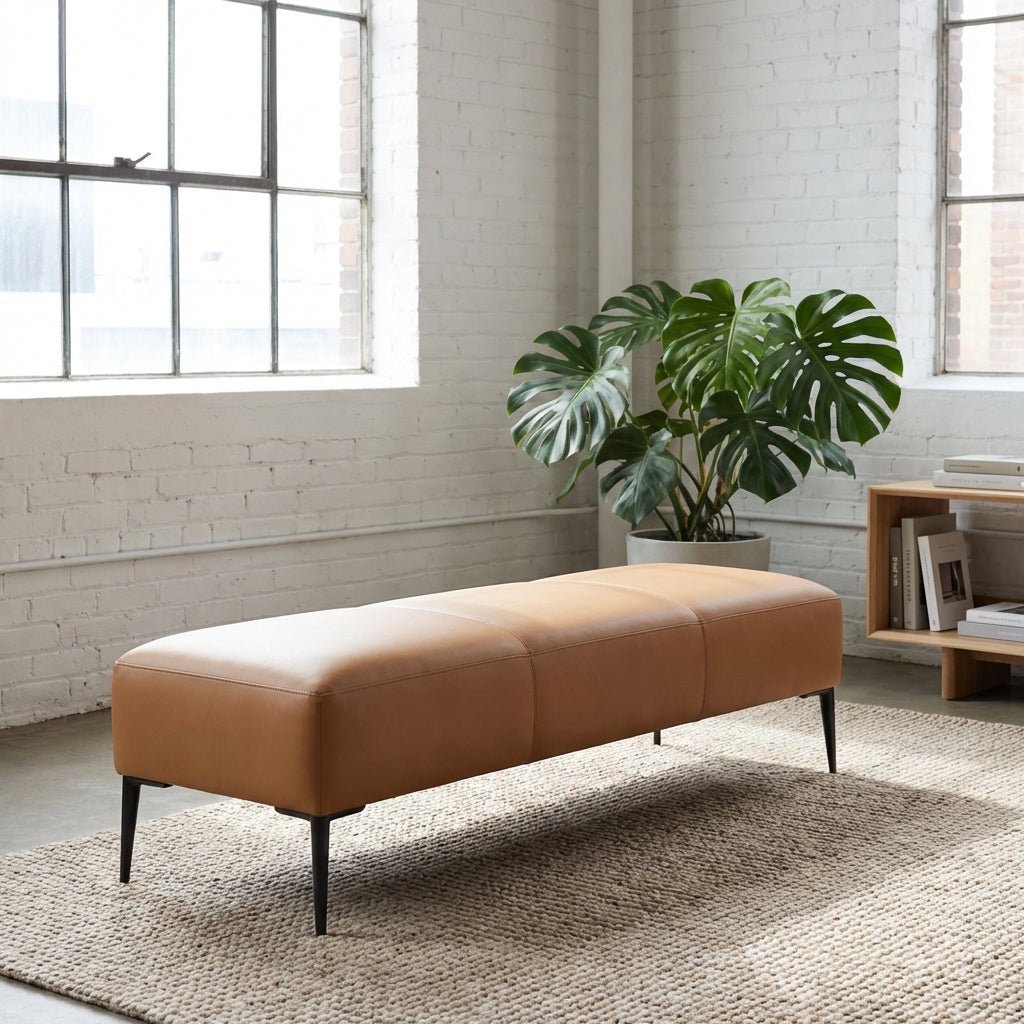 Camel Bench | Handcrafted Bedroom Bench & Entryway Bench