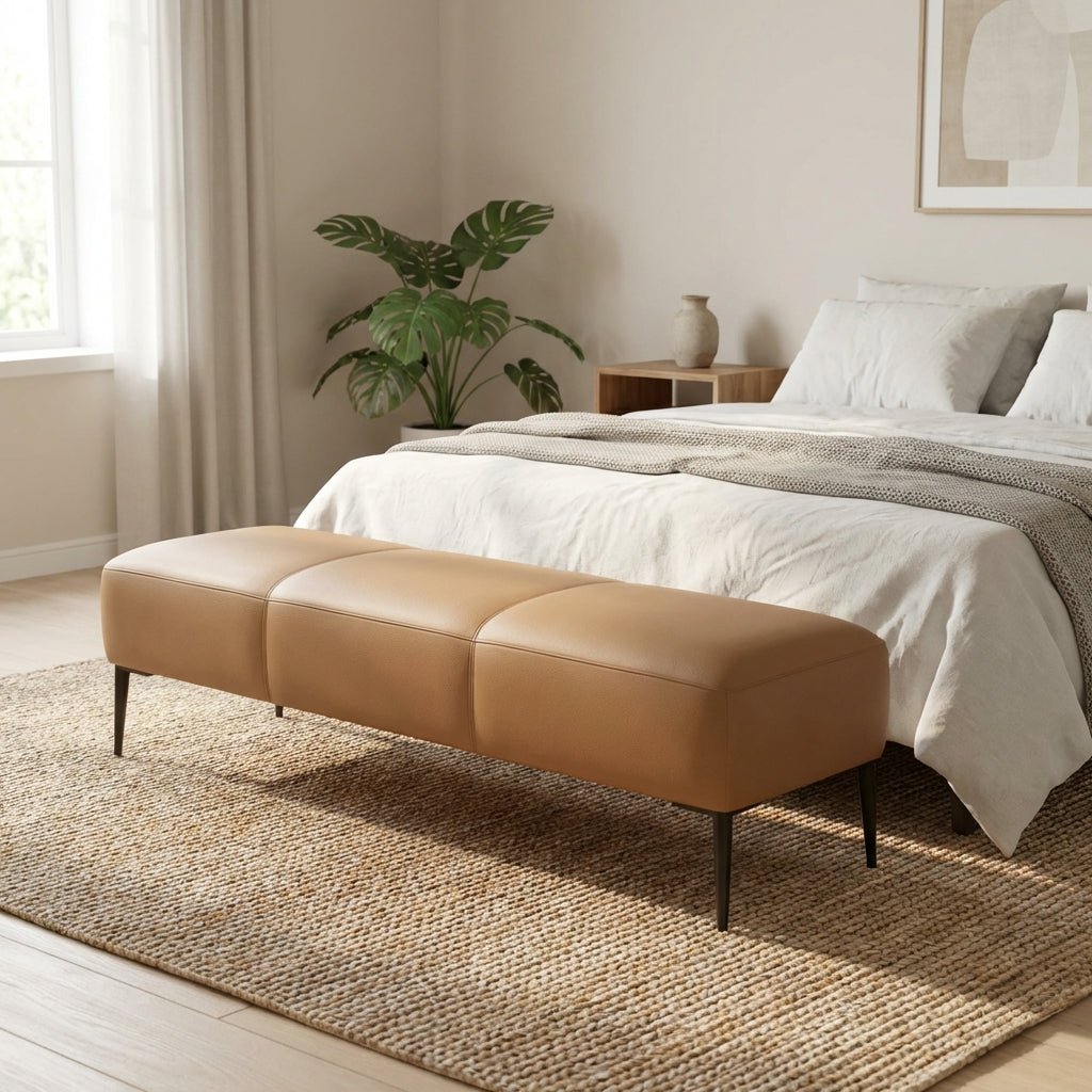 Camel Bench | Handcrafted Bedroom Bench & Entryway Bench