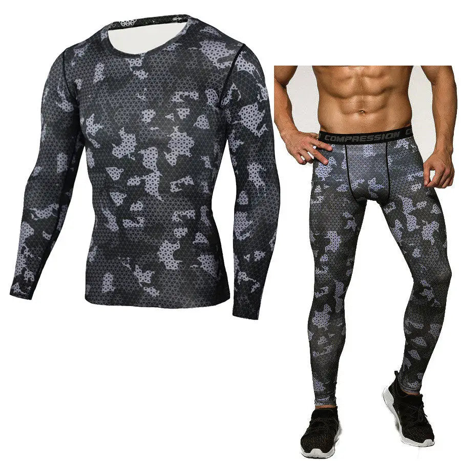 Camouflage Compression Baselayer Set