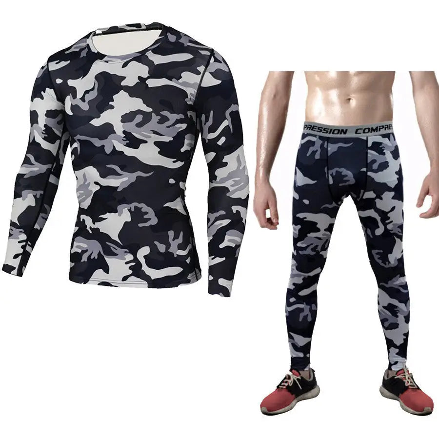 Camouflage Compression Baselayer Set