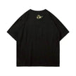 Camouflage Paste Cloth Embroidery Lettered Casual T-shirt