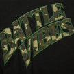 Camouflage Paste Cloth Embroidery Lettered Casual T-shirt