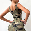 Camouflage Yoga Clothes Vest