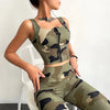 Camouflage Yoga Clothes Vest