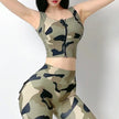 Camouflage Yoga Clothes Vest
