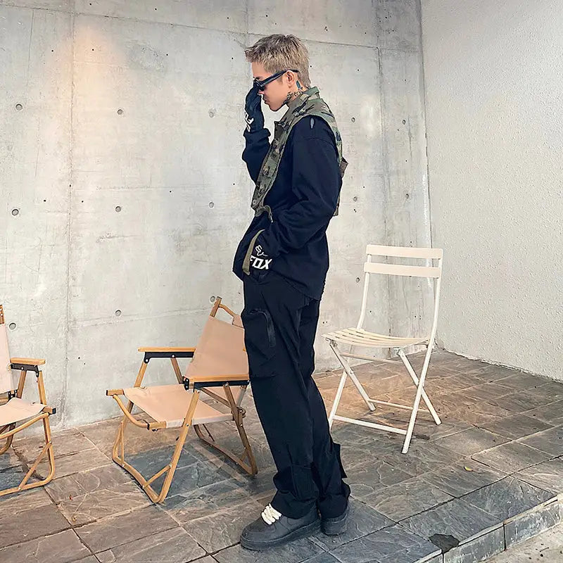 Camouflage Work Vest Men And Women Early Autumn Functional Tactical Thin Retro