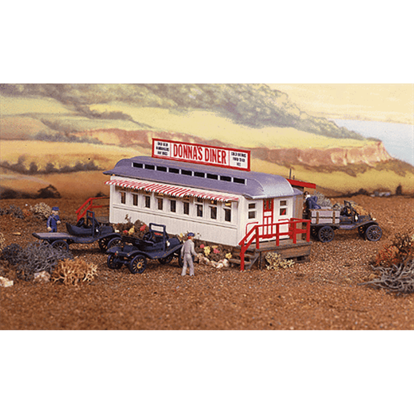 Campbell Scale Models 432 HO Donna's Diner KIT NIB