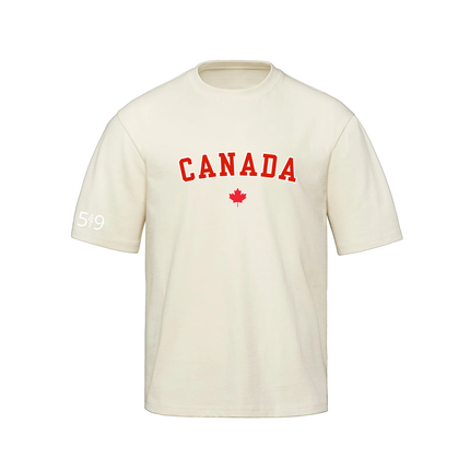 CANADA VARSITY OVERSIZED TEE (UNISEX)