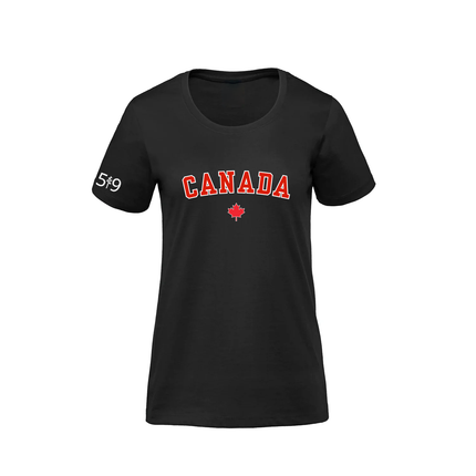 CANADA VARSITY PREMIUM TEE (WOMENS)