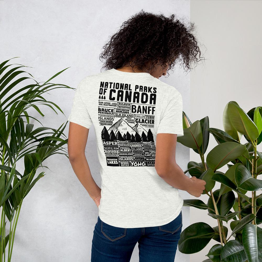 Canada National Parks Checklist Unisex T-Shirt, Canada Parks