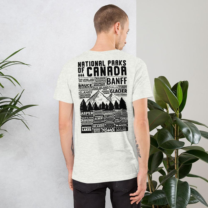 Canada National Parks Checklist Unisex T-Shirt, Canada Parks