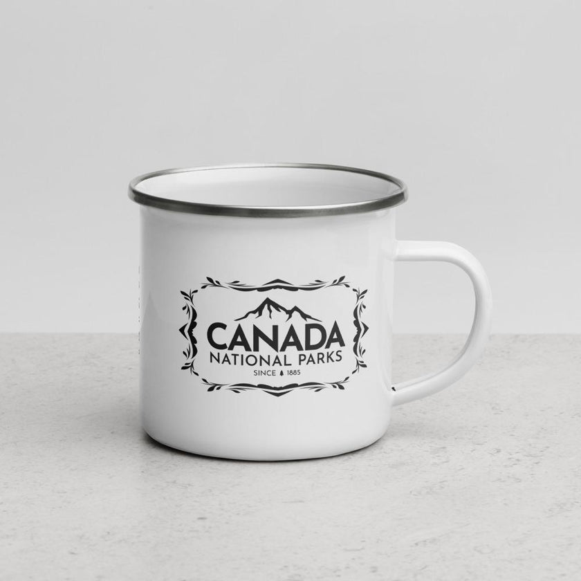 Canada National Parks Enamel Mug, Canada Parks