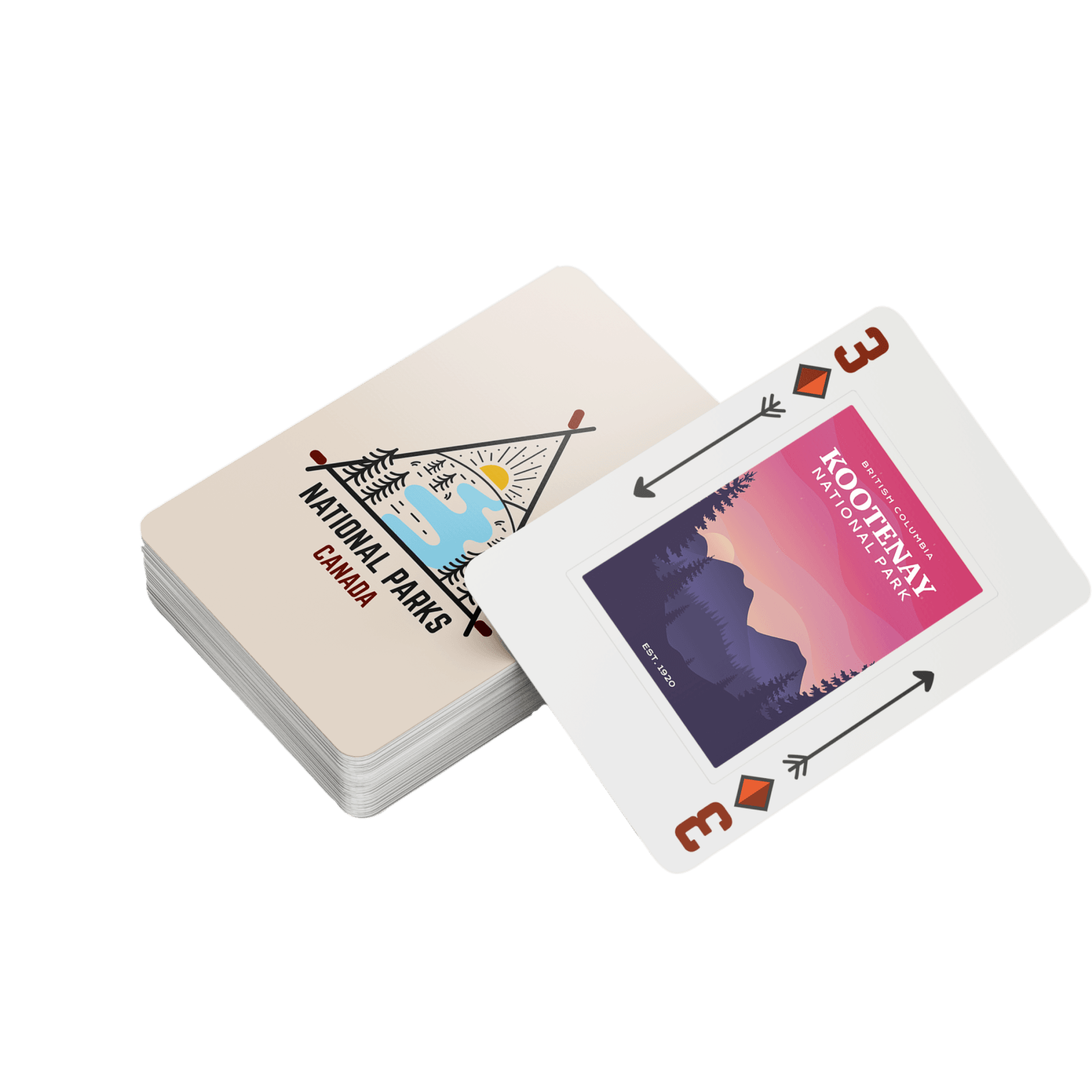 Canada National Parks Waterproof Playing Cards, Canada Parks