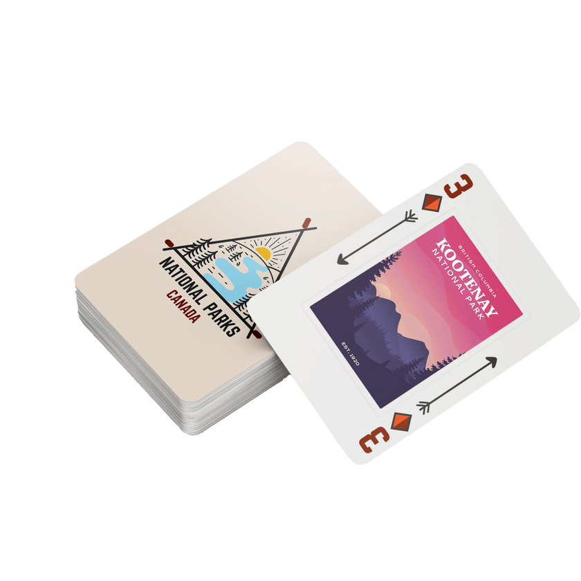 Canada National Parks Waterproof Playing Cards, Canada Parks