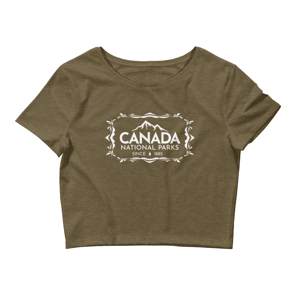 Canada National Parks Women’s Crop Top, Canada Parks
