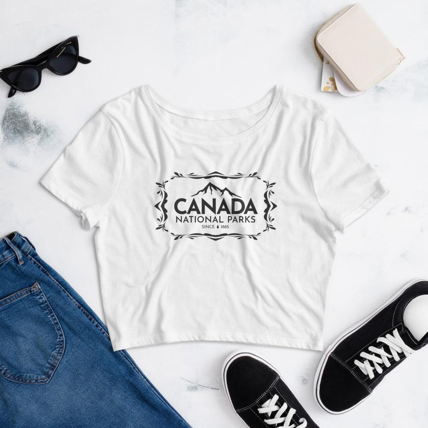Canada National Parks Women’s Crop Top, Canada Parks
