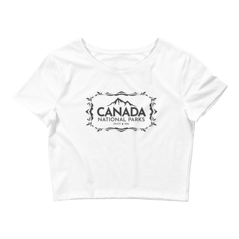 Canada National Parks Women’s Crop Top, Canada Parks