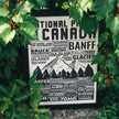 Canada National Parks Checklist Poster, Canada Parks