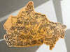 Canada Map Cribbage Board
