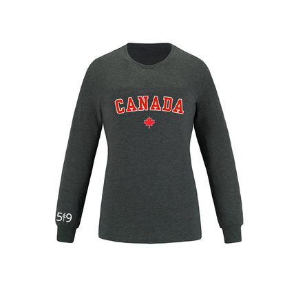 CANADA VARSITY LONG SLEEVE (WOMENS)