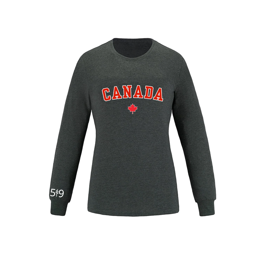 CANADA VARSITY LONG SLEEVE (WOMENS)