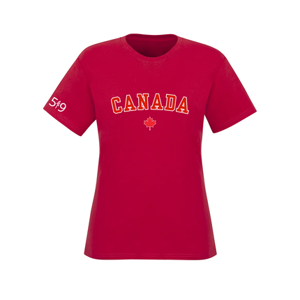 CANADA VARSITY TEE (WOMENS)