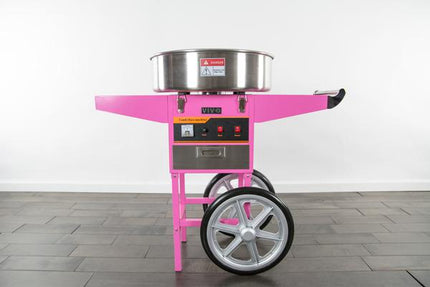 Canadian Flosser Cotton Candy Machine with Cart (Pink)