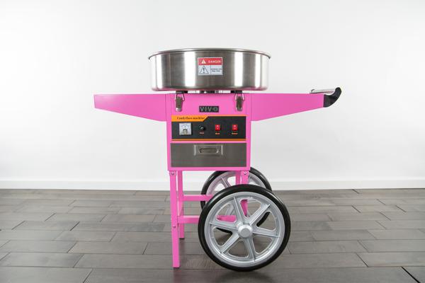 Canadian Flosser Cotton Candy Machine with Cart (Pink)