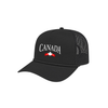 CANADA VARSITY EMBROIDERED ROPE TRUCKER CAP