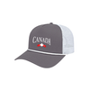 CANADA VARSITY EMBROIDERED ROPE TRUCKER CAP