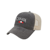 CANADA VARSITY EMBROIDERED VINTAGE TRUCKER CAP
