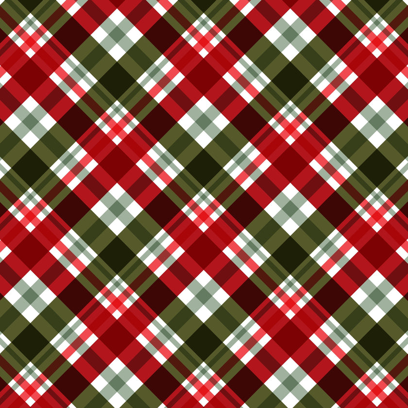Christmas Cracker Kit- Christmas Plaid