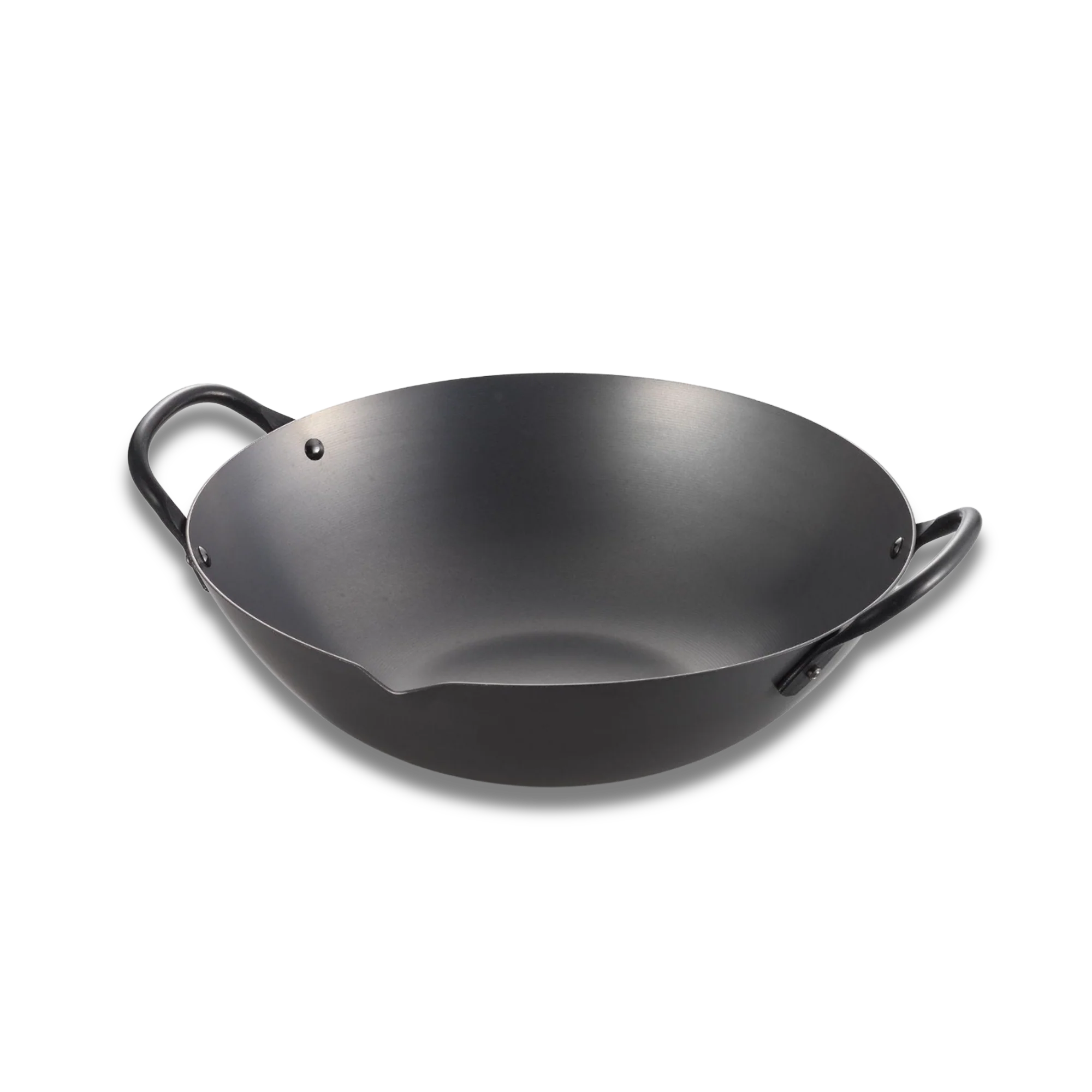 Yoshikawa Cook-Pal Ren Series 36 cm Guangdong Wok – Nitrided Carbon Steel