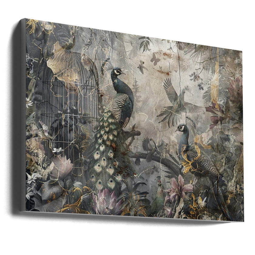 Illustration murale Oiseaux Animaux Art Vintage Illustration murale 17