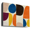 Wall art Bauhaus aux couleurs vives