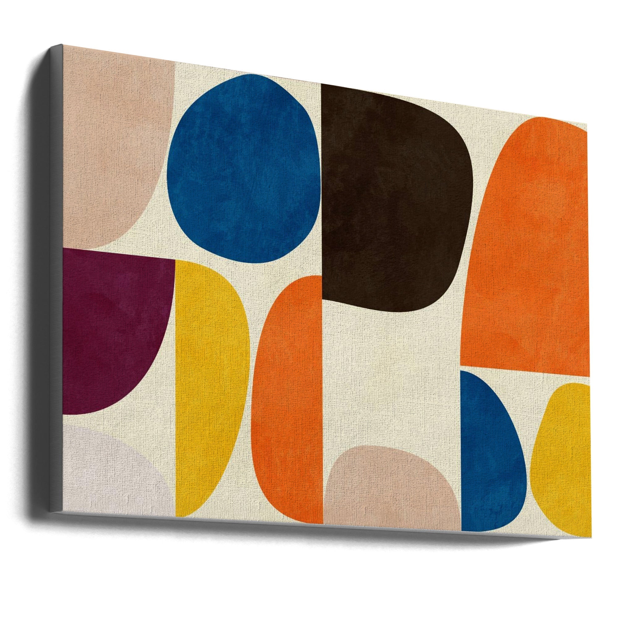 Wall art Bauhaus aux couleurs vives