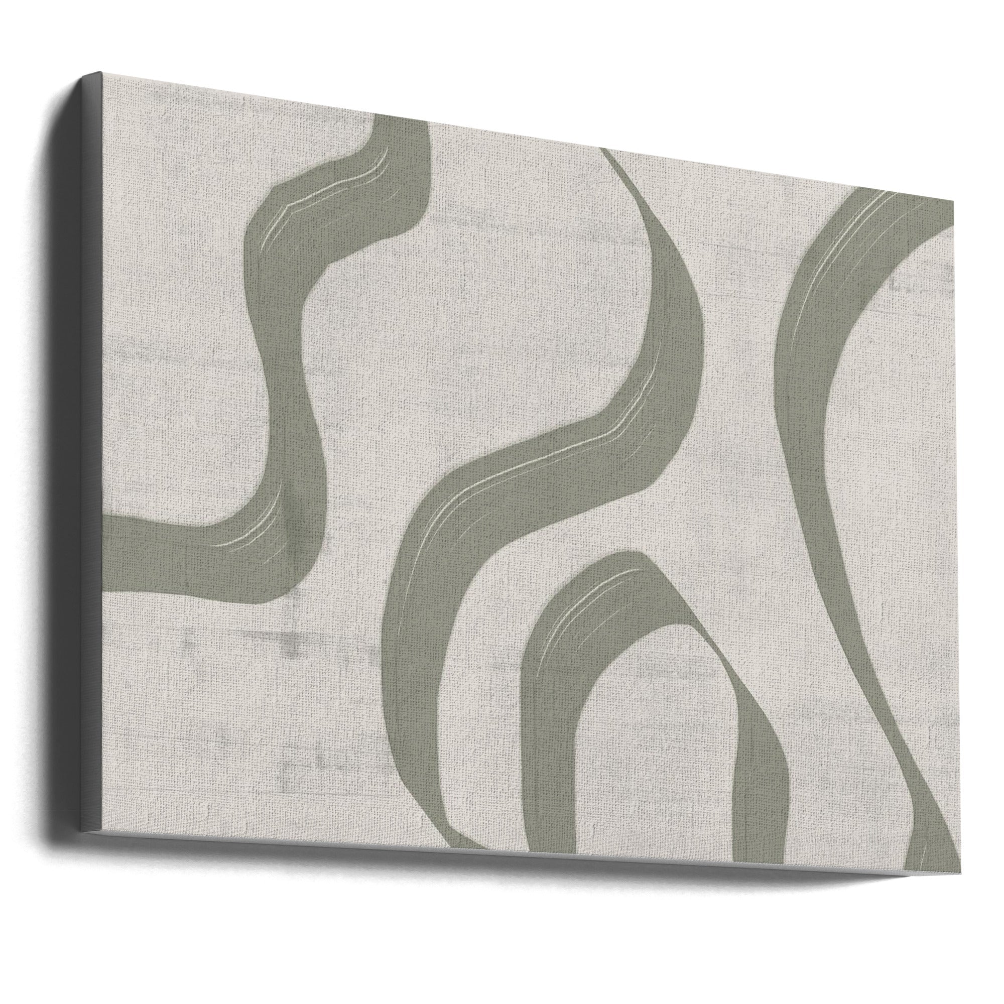 Wall art Green Waves No.2
