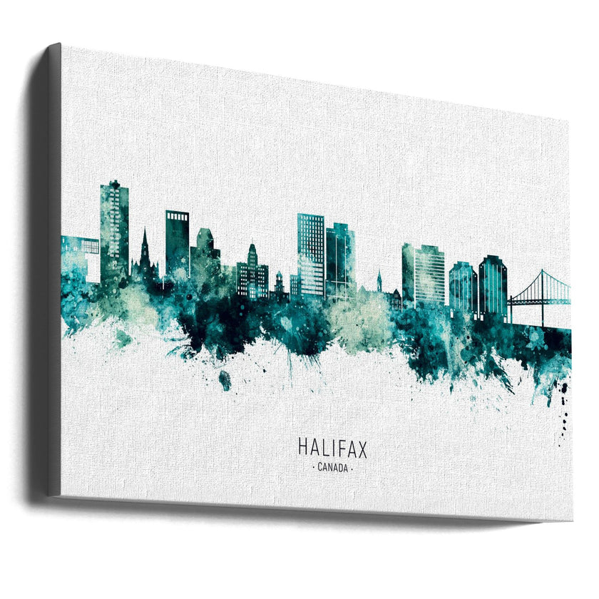 Wall art, Skyline de Halifax, Canada