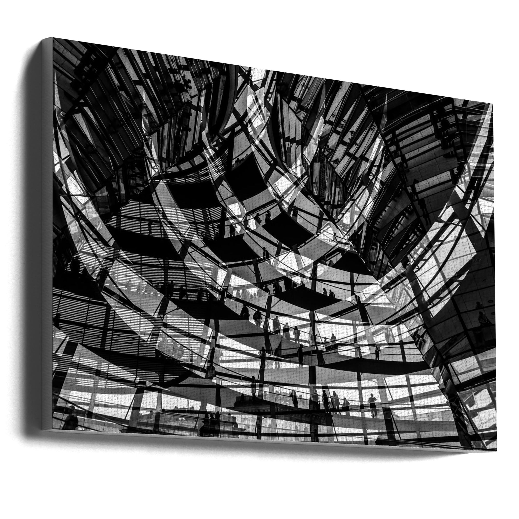 Visiteurs d'art mural