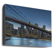 Wall art New York - L'heure bleue au-dessus de Manhattan