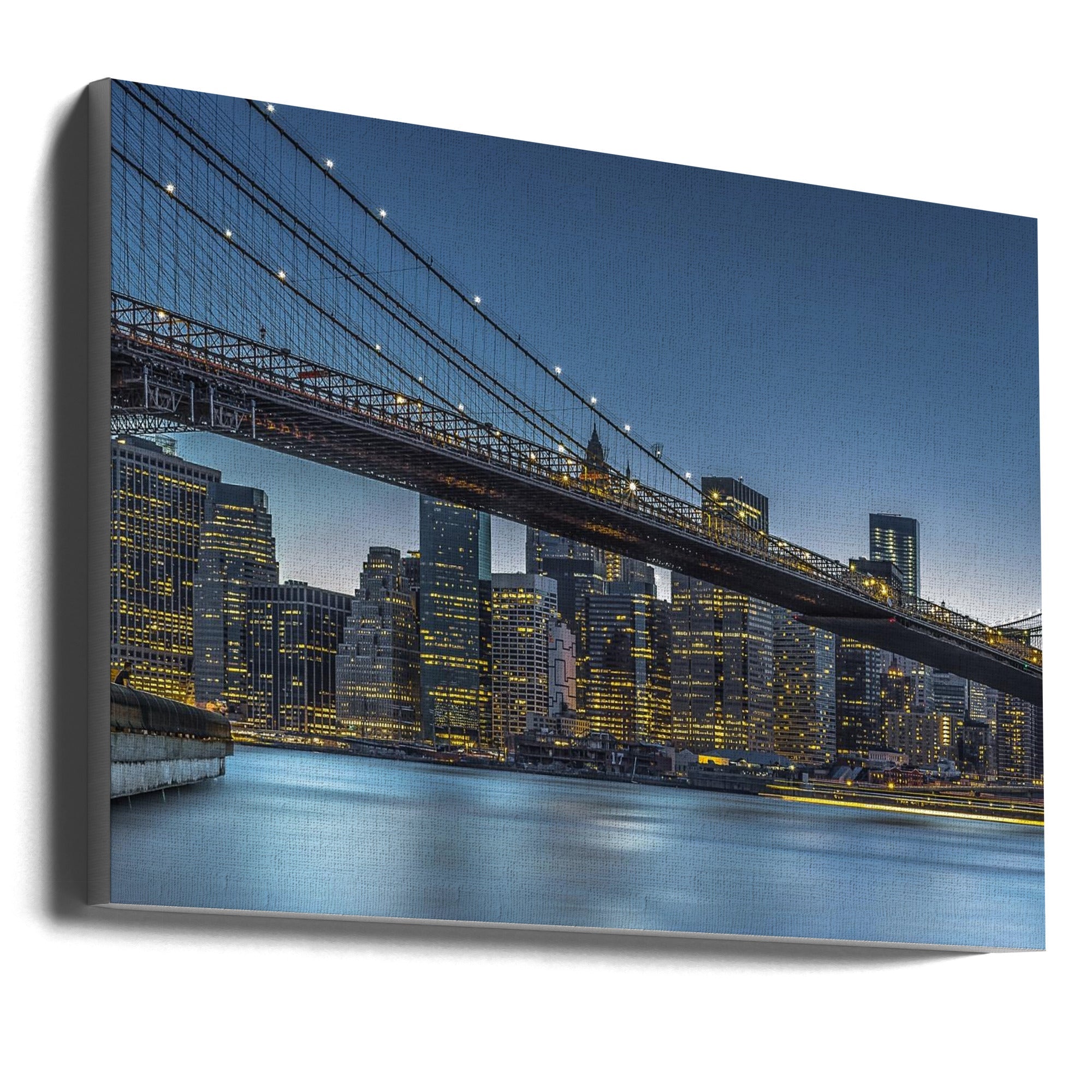 Wall art New York - L'heure bleue au-dessus de Manhattan