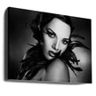 Wall art The black feathers