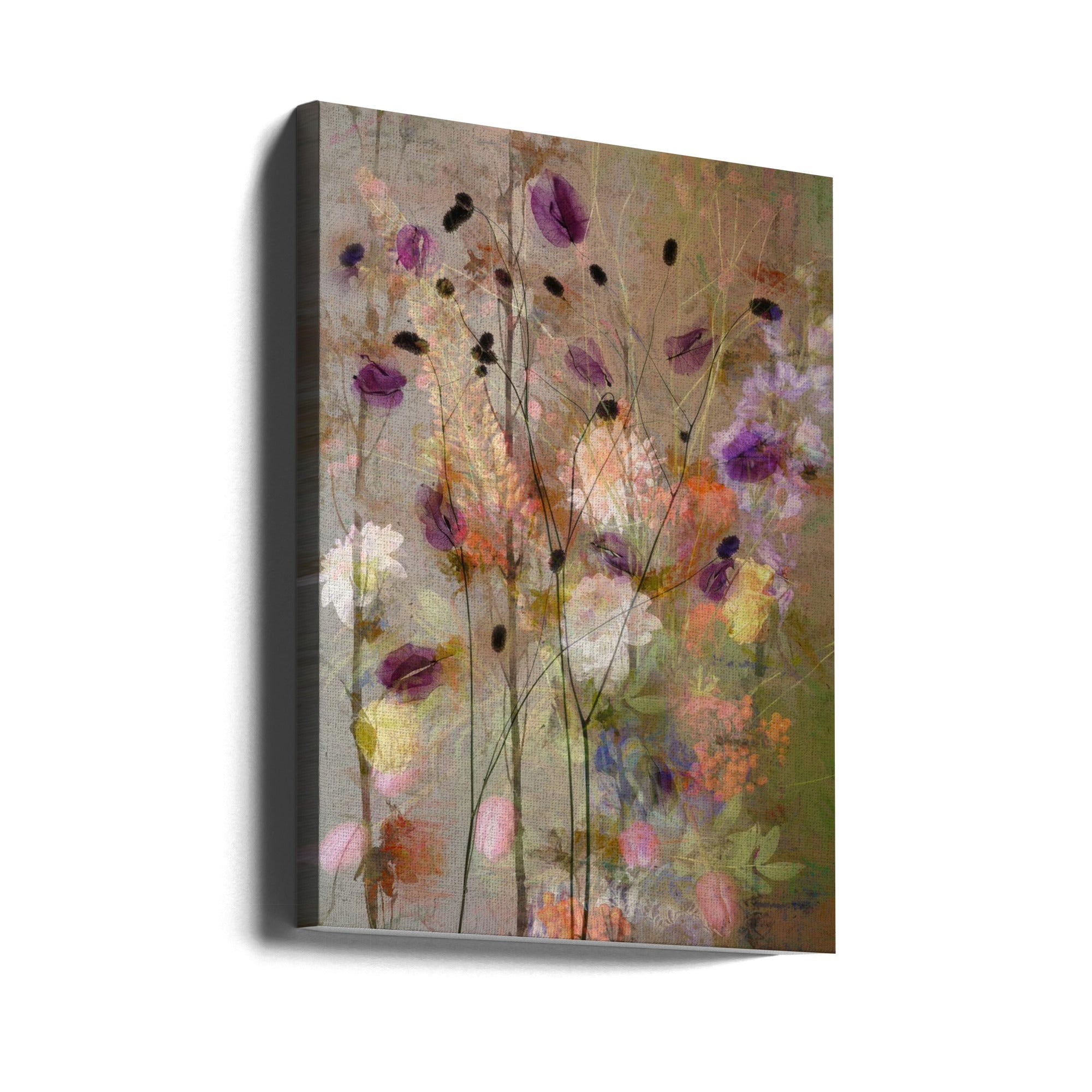 Art mural Fleurs picturales