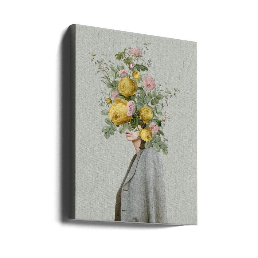 Décoration murale : Bouquet jaune