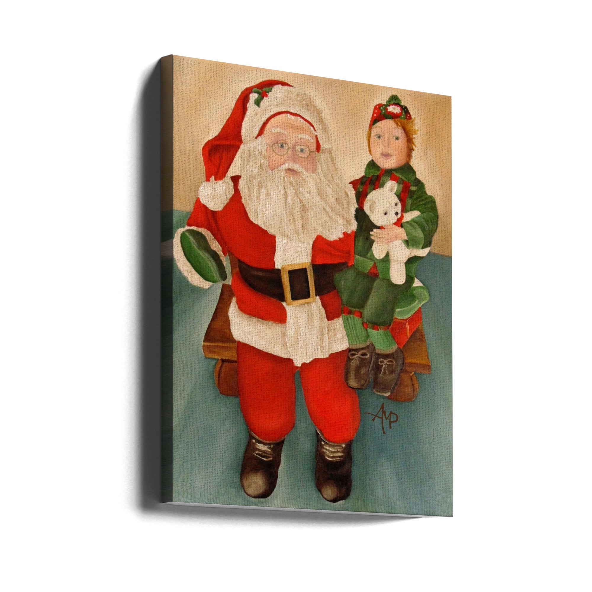 Décoration murale Demandez au Père Noël