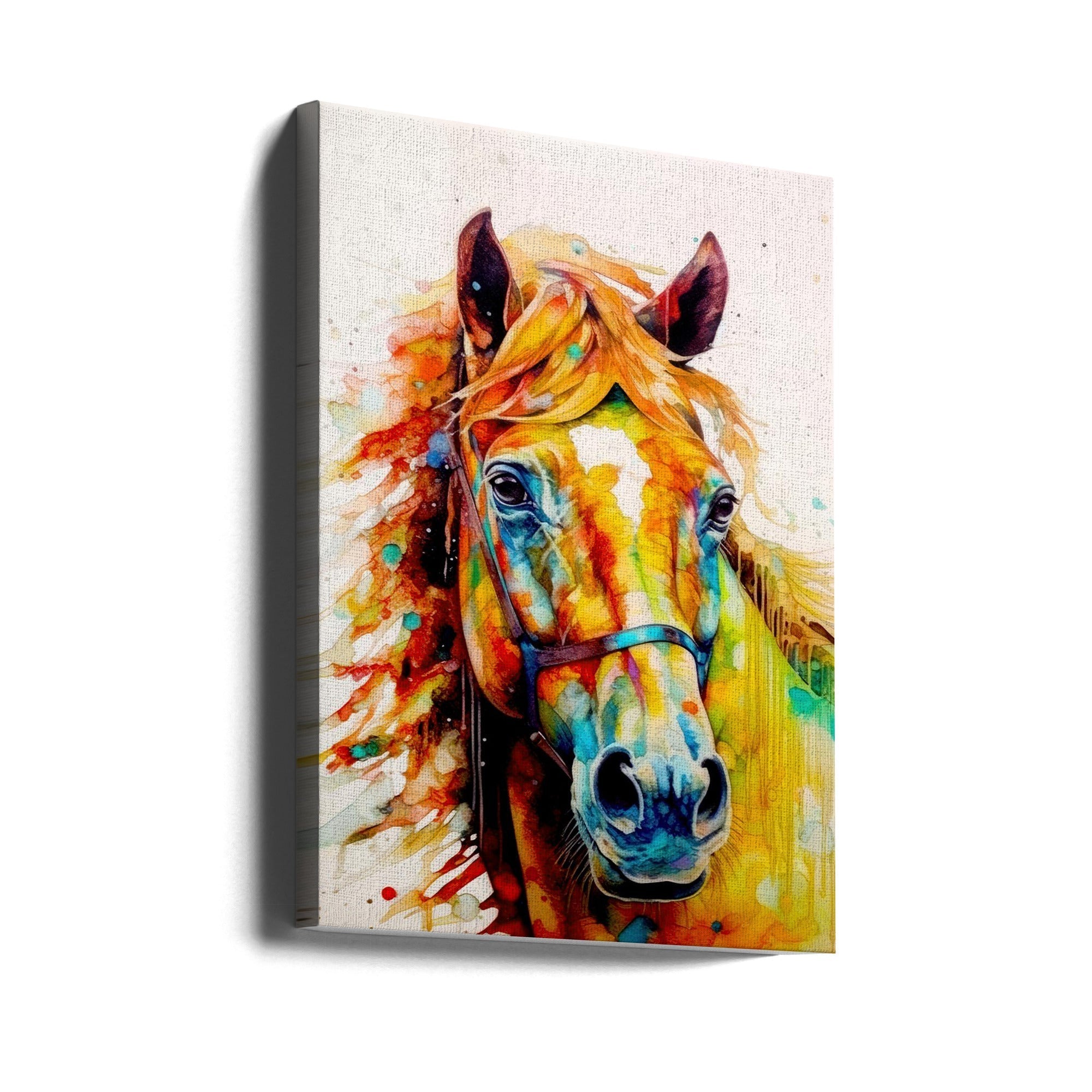 Cheval à l'aquarelle (10)