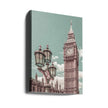 Art mural LONDRES Tour Elizabeth | style urbain vintage